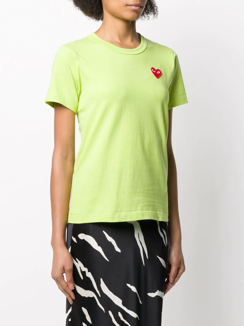 logo-patch crew neck T-shirt - 3