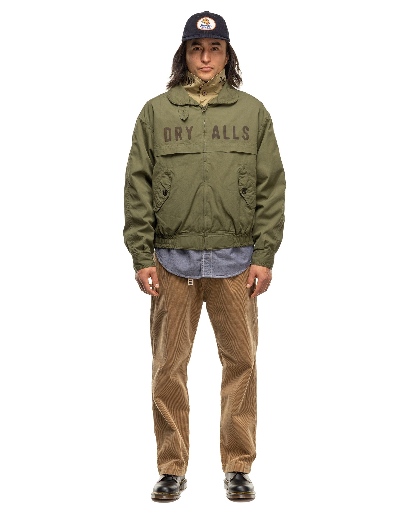 Human Made Oxford Blouson Olive Drab | REVERSIBLE