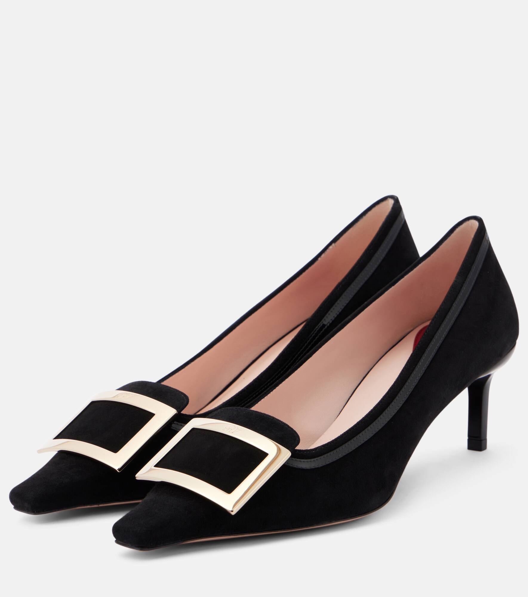 Viv' Canard 55 suede pumps - 4