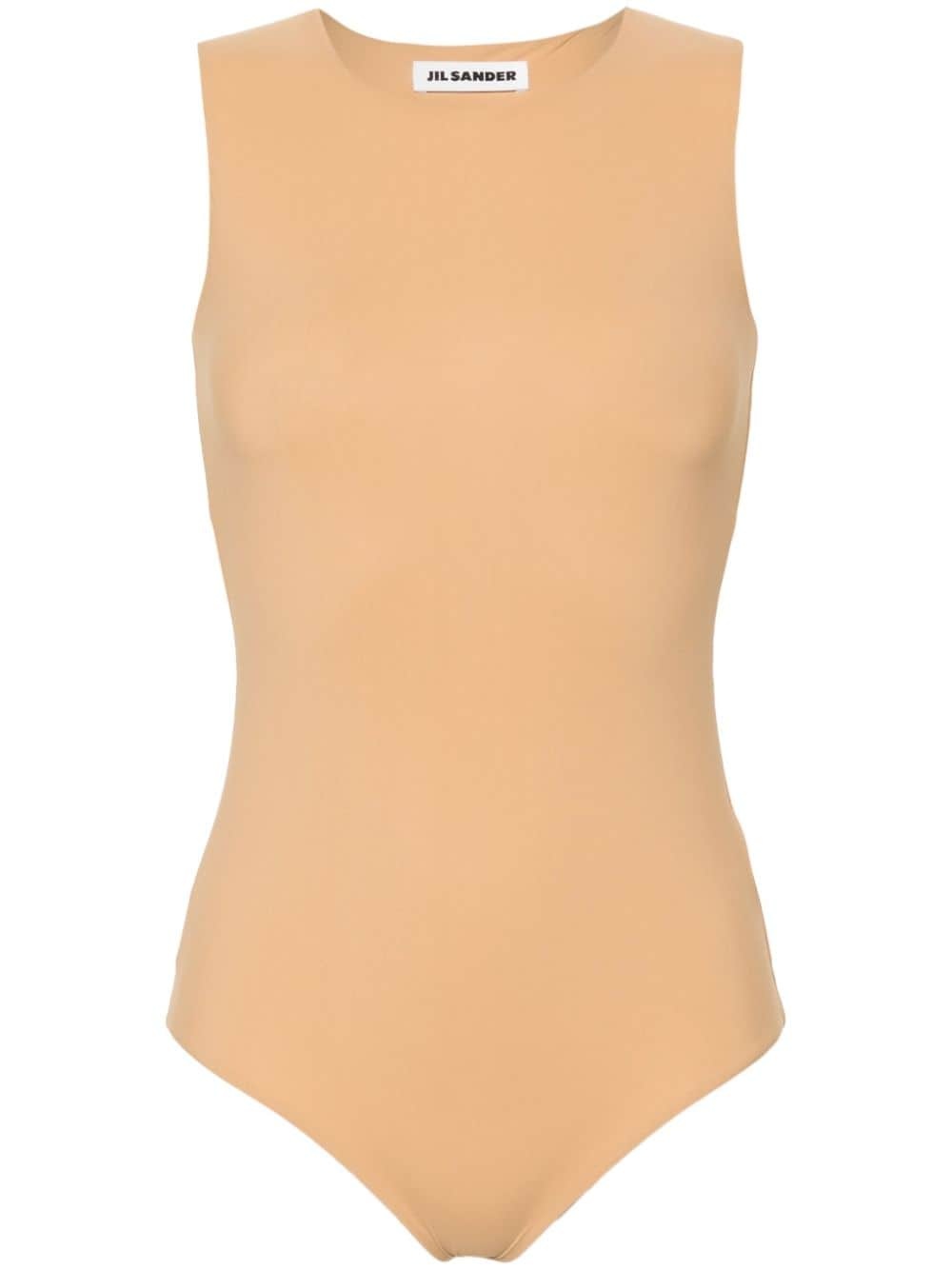 round-neck sleeveless bodysuit - 1