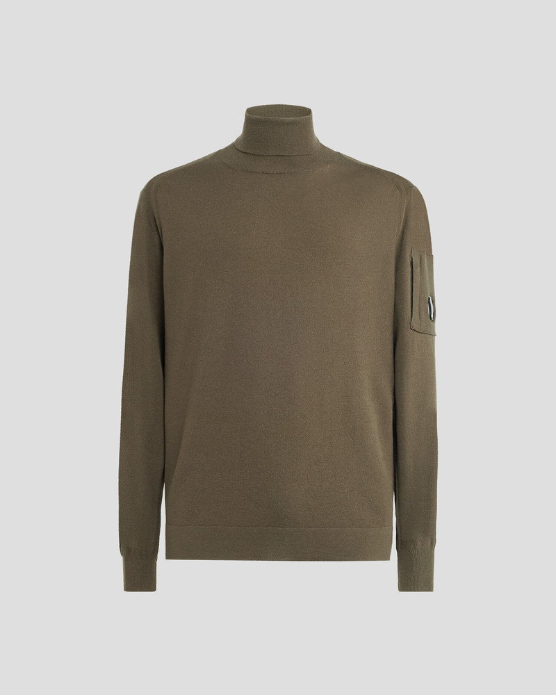 Extafine Merino Wool Roll Neck Knit 1