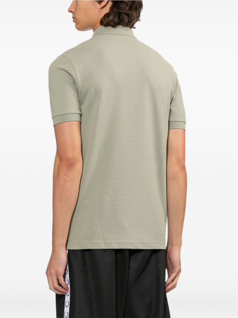 logo-embroidered polo shirt 4