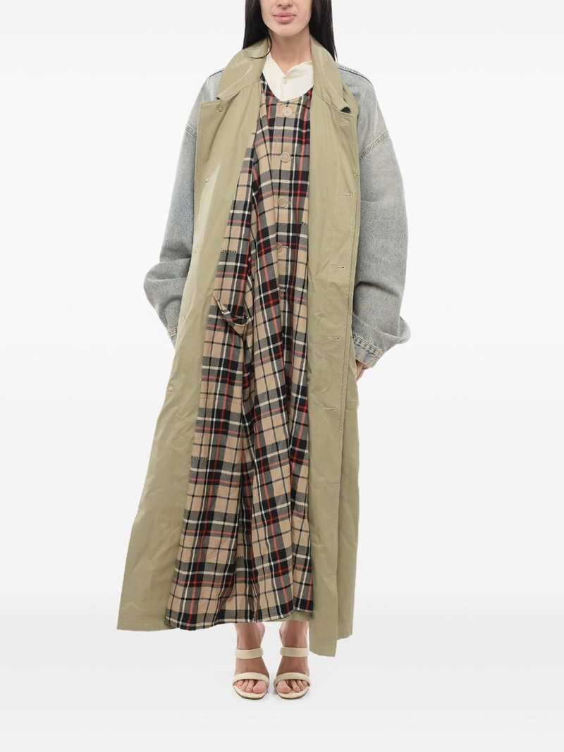 asymmetric layered jeans coat 1