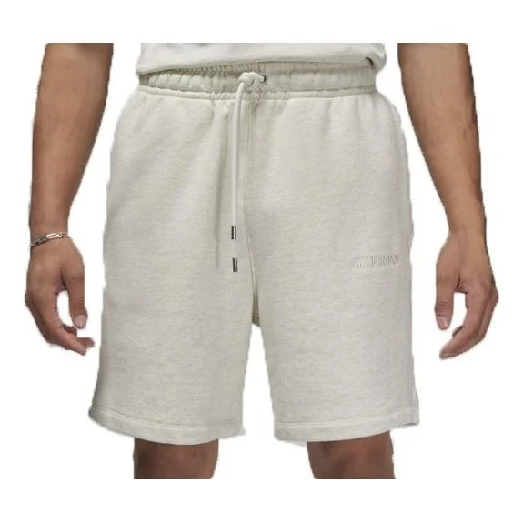 Air Jordan Wordmark Fleece Shorts 'Oatmeal Heather' FJ0701-141 - 1