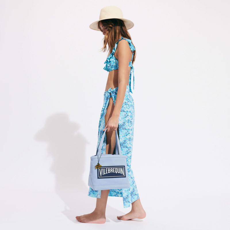 Vilebrequin Canvas Marine Unisex Beach Bag Sold outlook