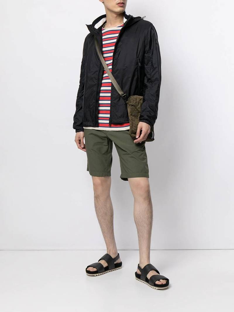 Paul & Shark logo patch hooded windbreaker outlook