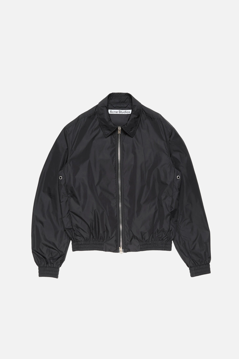 Logo technical jacket - Black - 1