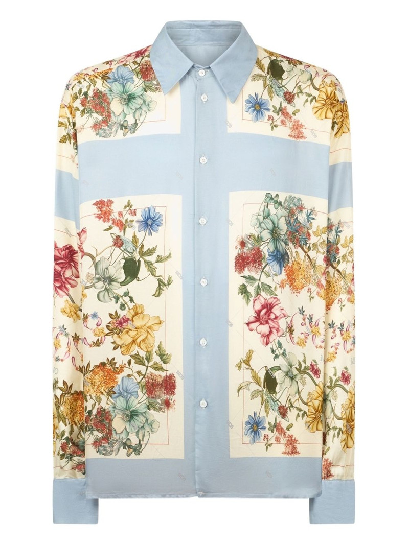 floral-print shirt 1
