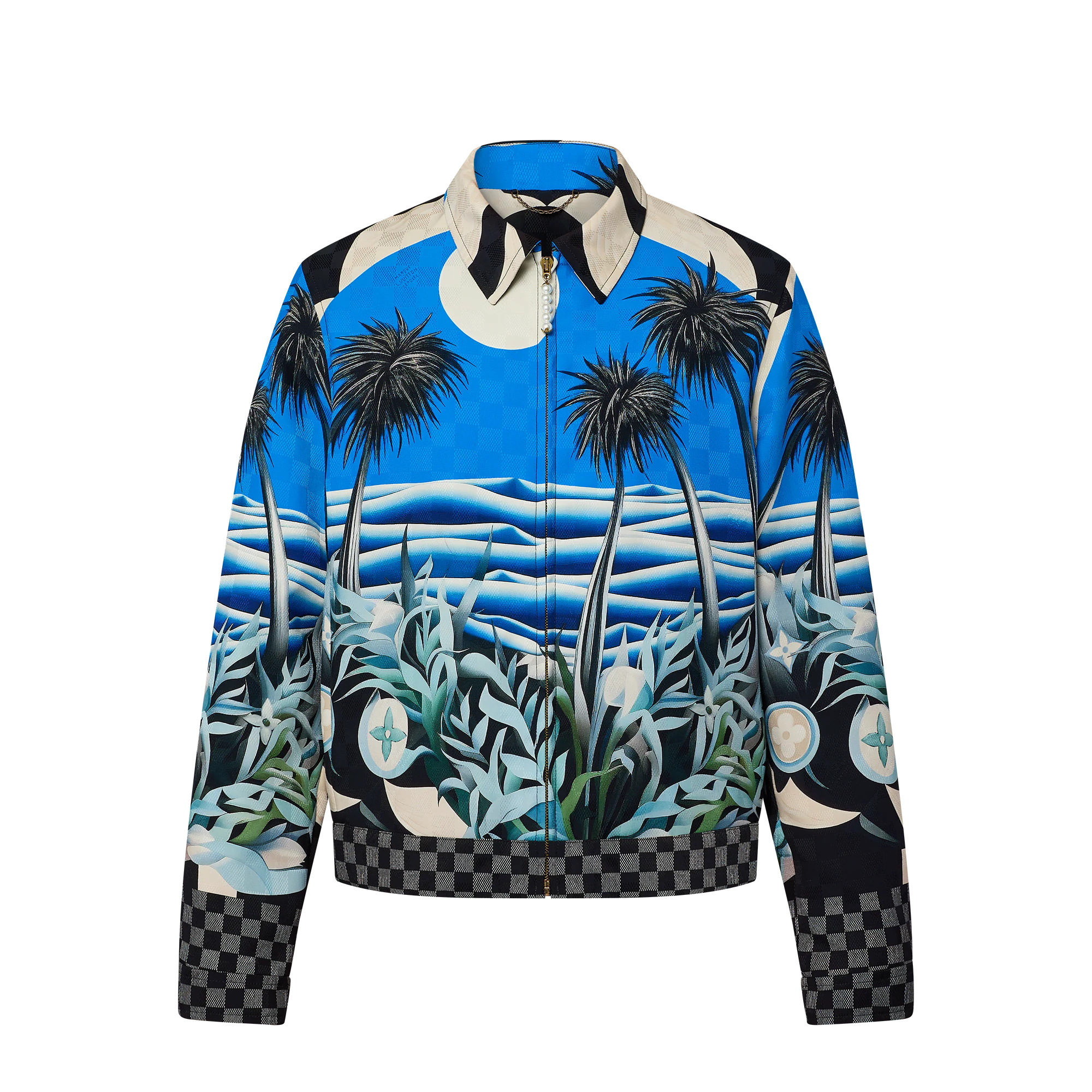 Printed Viscose Blouson - 1