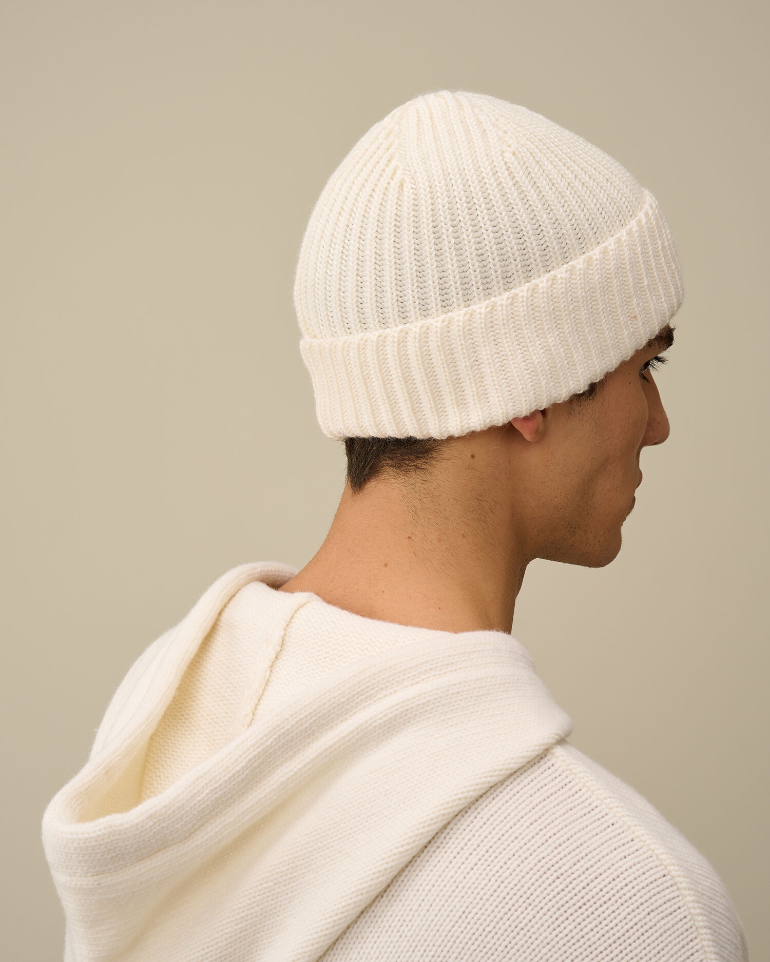 Extra Fine Merino Wool Lens Beanie - 3