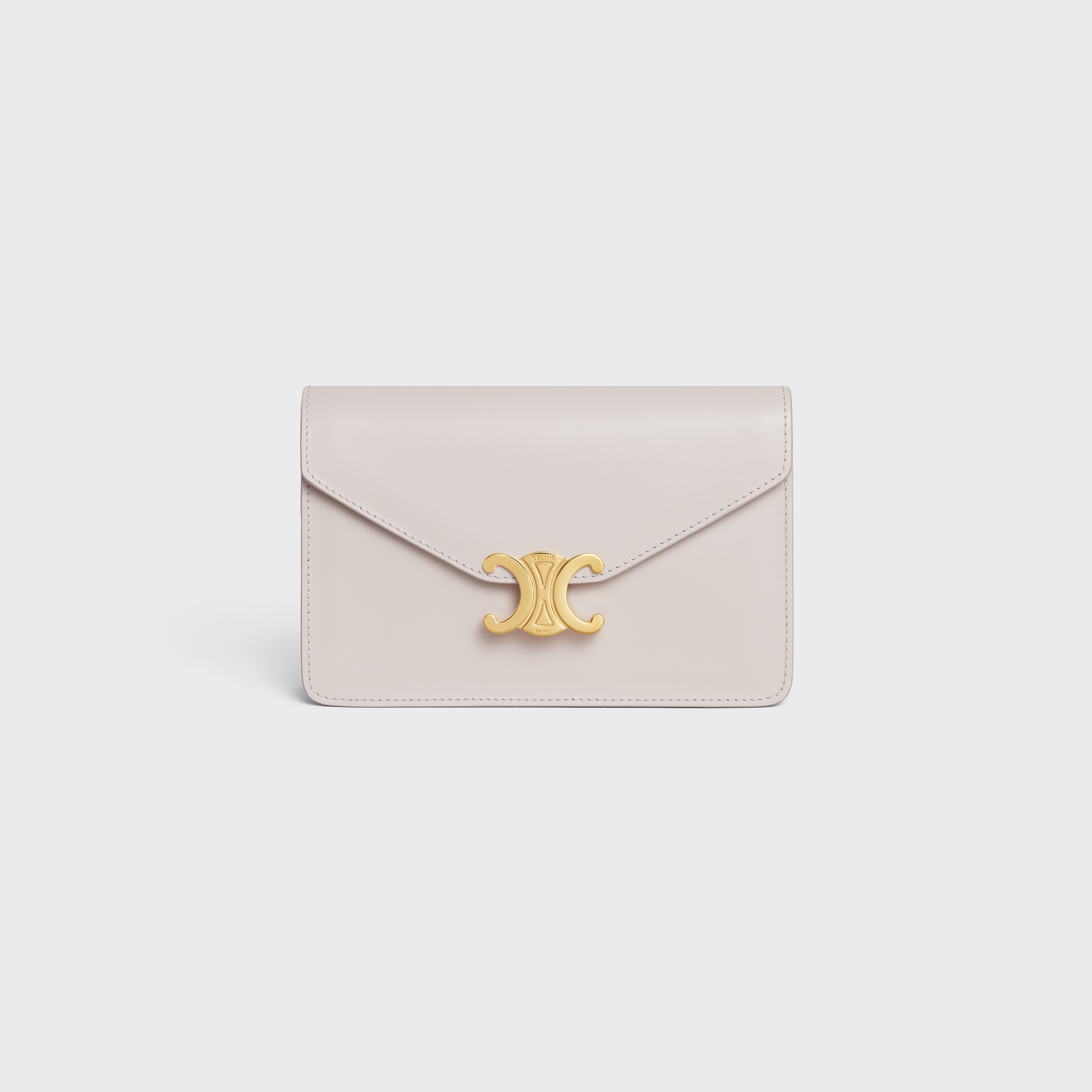 Wallet on Chain TRIOMPHE in Shiny calfskin - 1