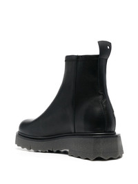 Off-White sponge-effect ankle boots | REVERSIBLE