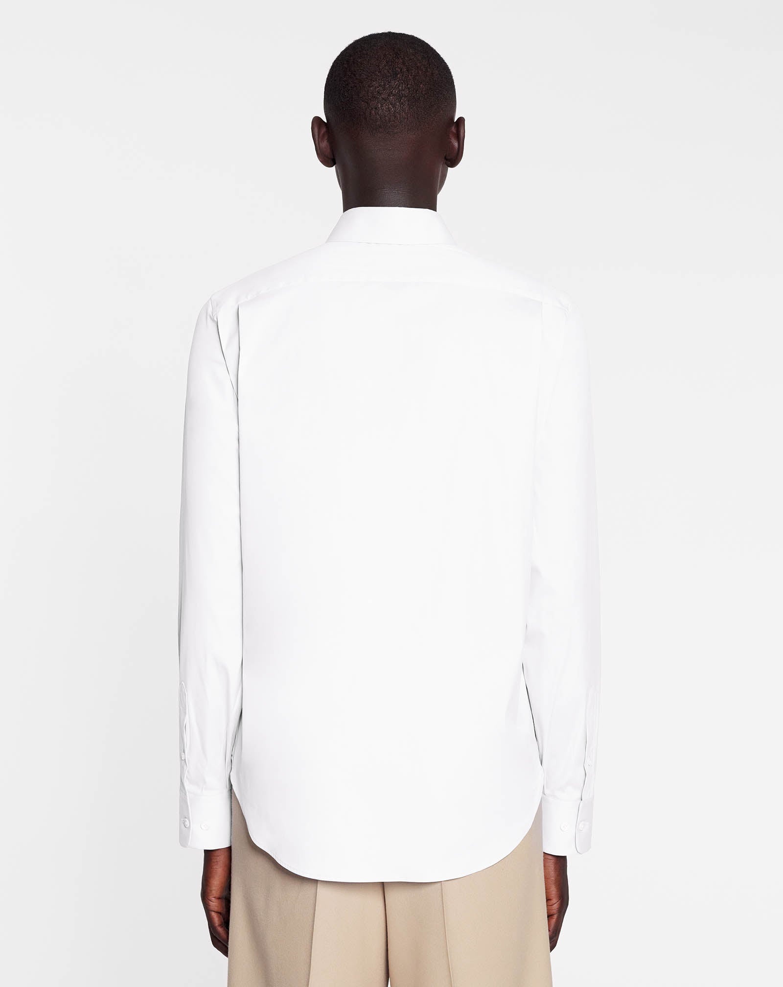 SLIM FIT SHIRT WITH VISIBLE BUTTONS - 4