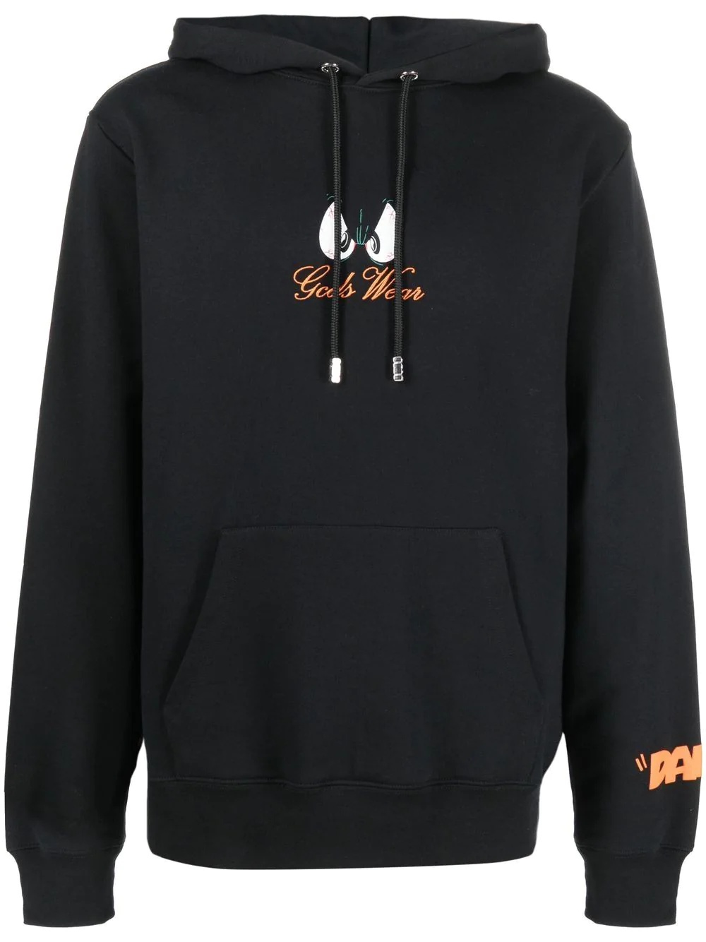 Daffy Duck-print drawstring hoodie - 1