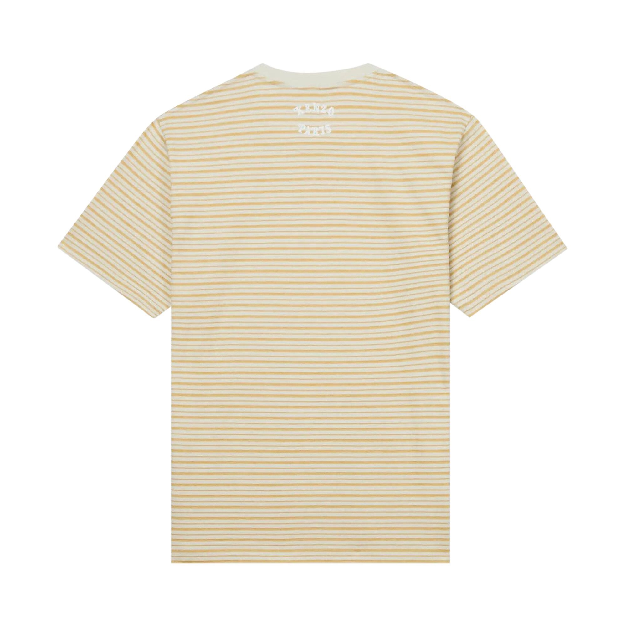 Kenzo Verdy Embroidered Classic T-Shirt 'Striped Jersey Golden' - 2