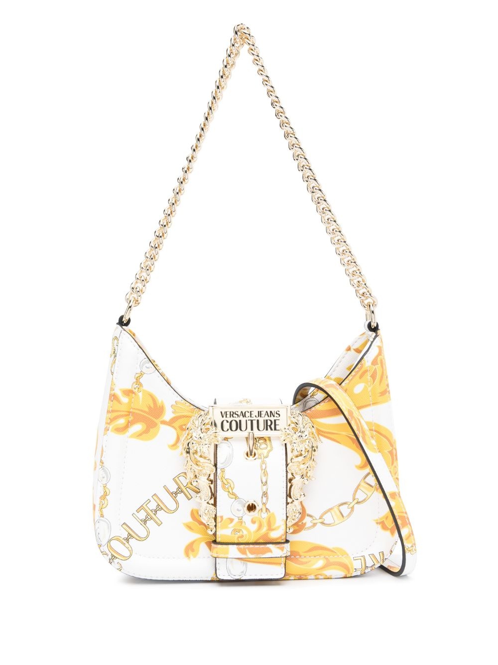 Chain Couture faux-leather shoulder bag - 1