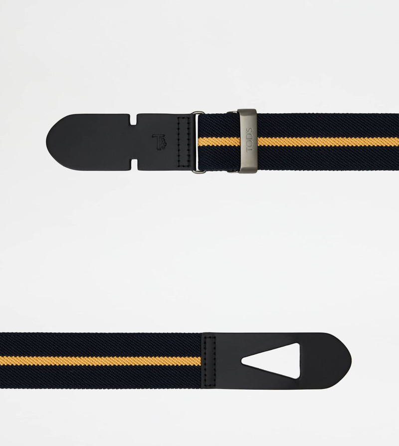 Tod's CANVAS AND LEATHER BELT outlook