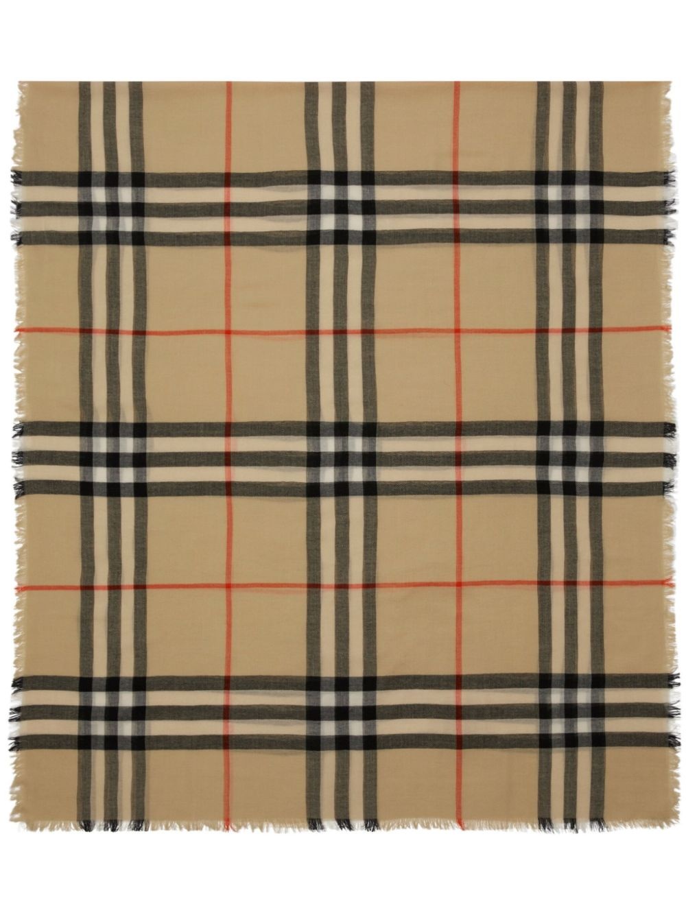 Vintage Check wool scarf - 3
