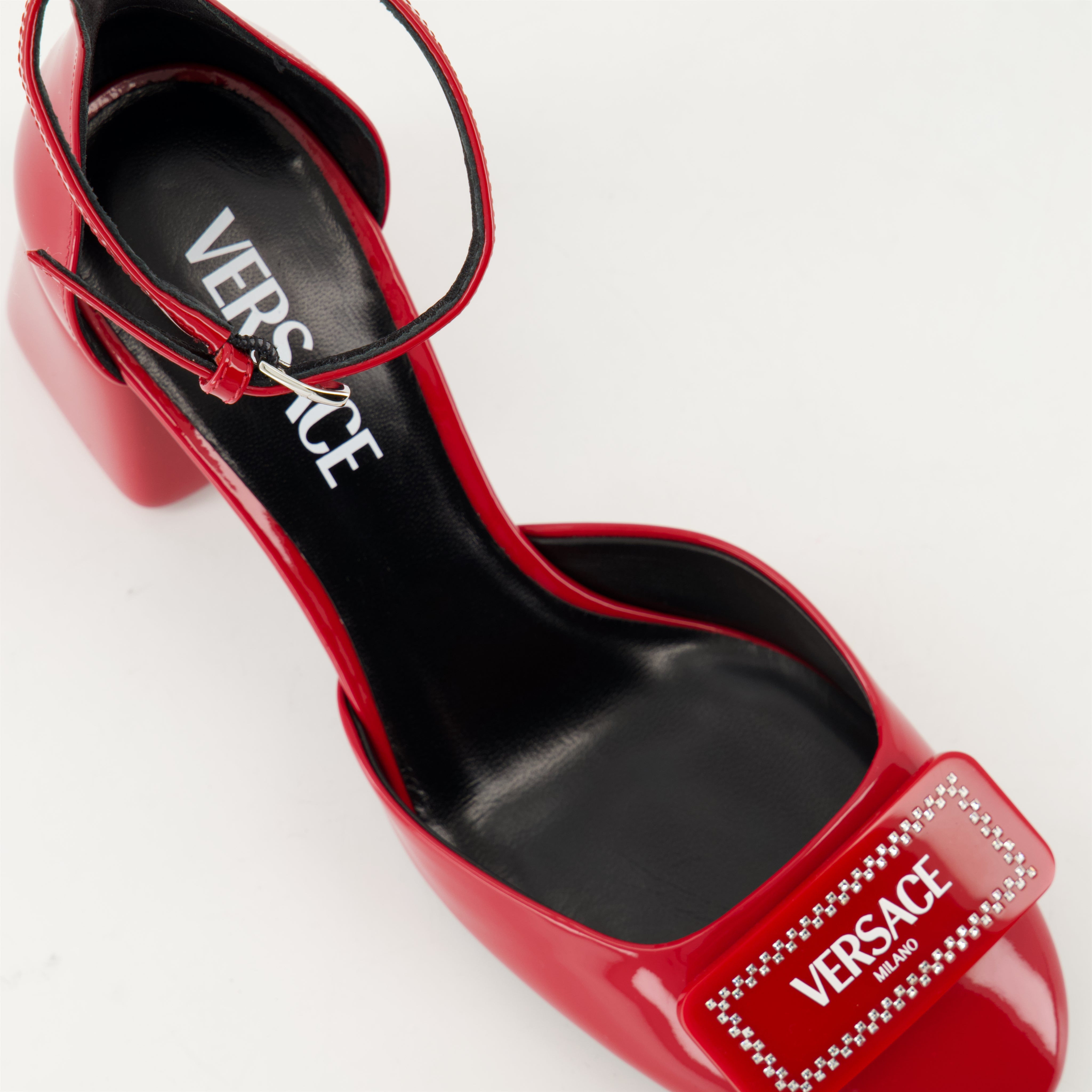 Escarpins en cuir verni - 5