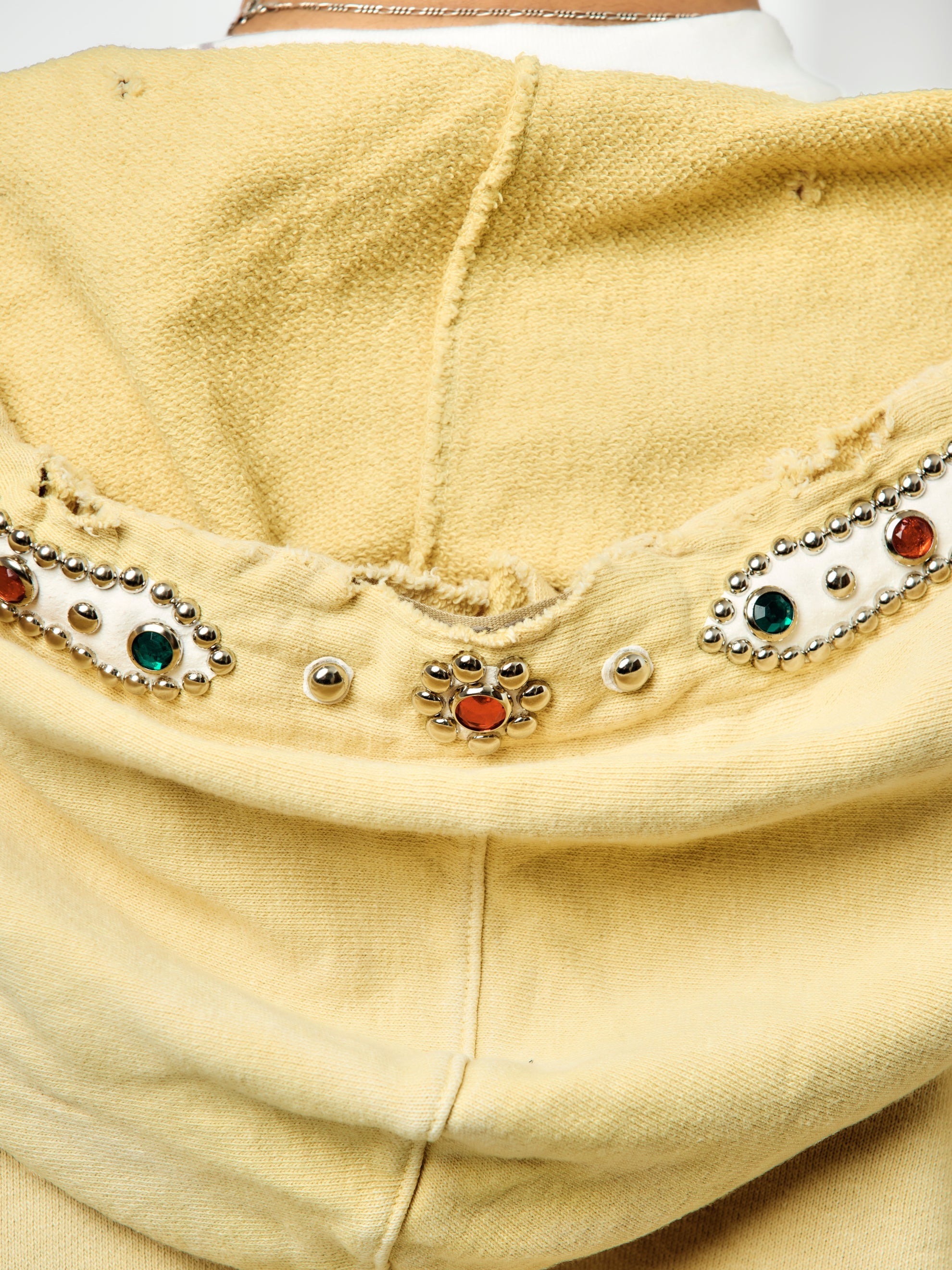 THRILLER DAMAGE DEVIL HOODIE BLOUSON SWT KNIT (STUDS REMAKE) - 7