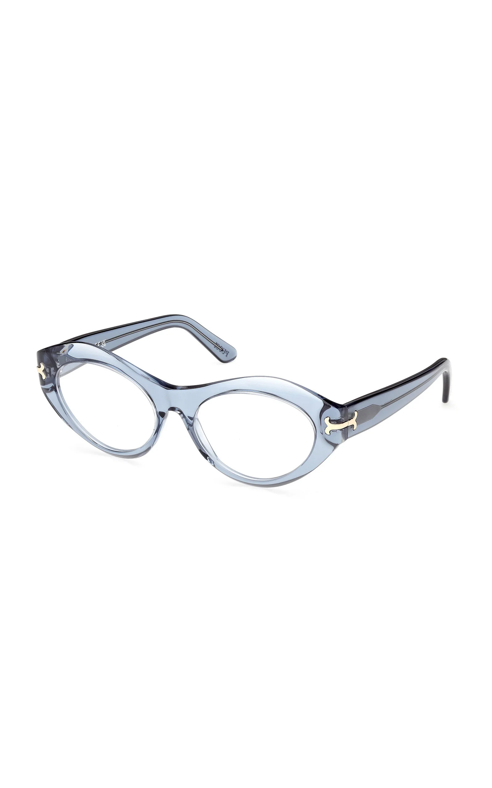 Oval-Frame Acetate Sunglasses blue - 1
