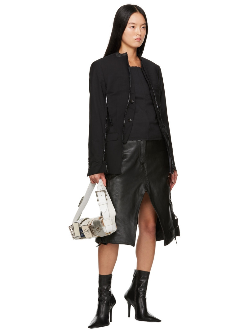 HODAKOVA Black Raw Edge Camisole outlook