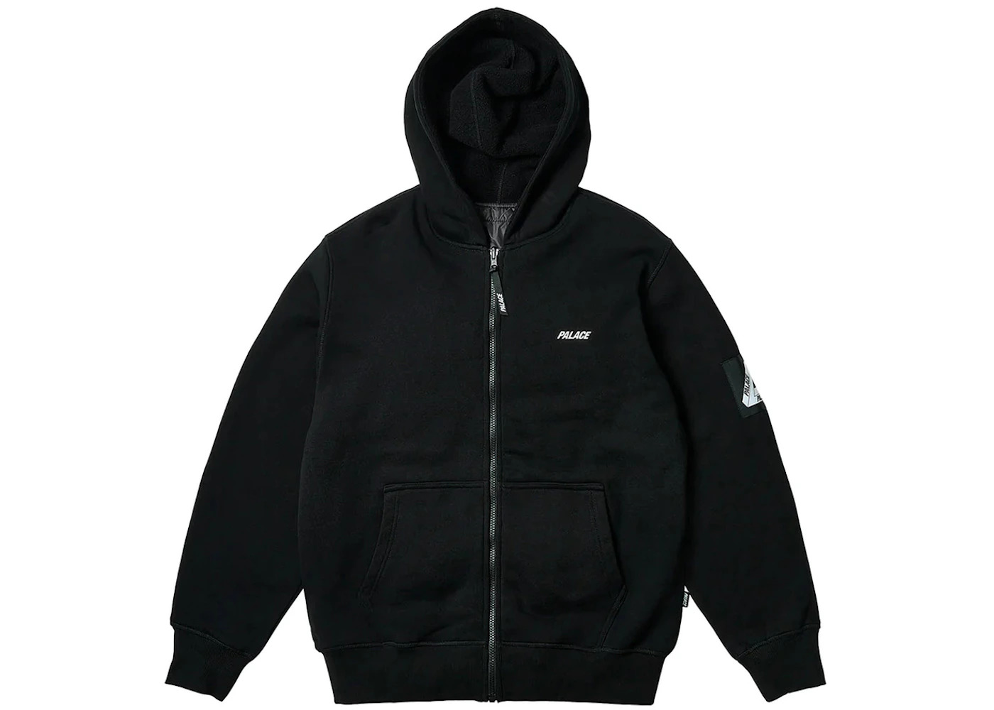 Palace Reversible Vest Hood Black - 3
