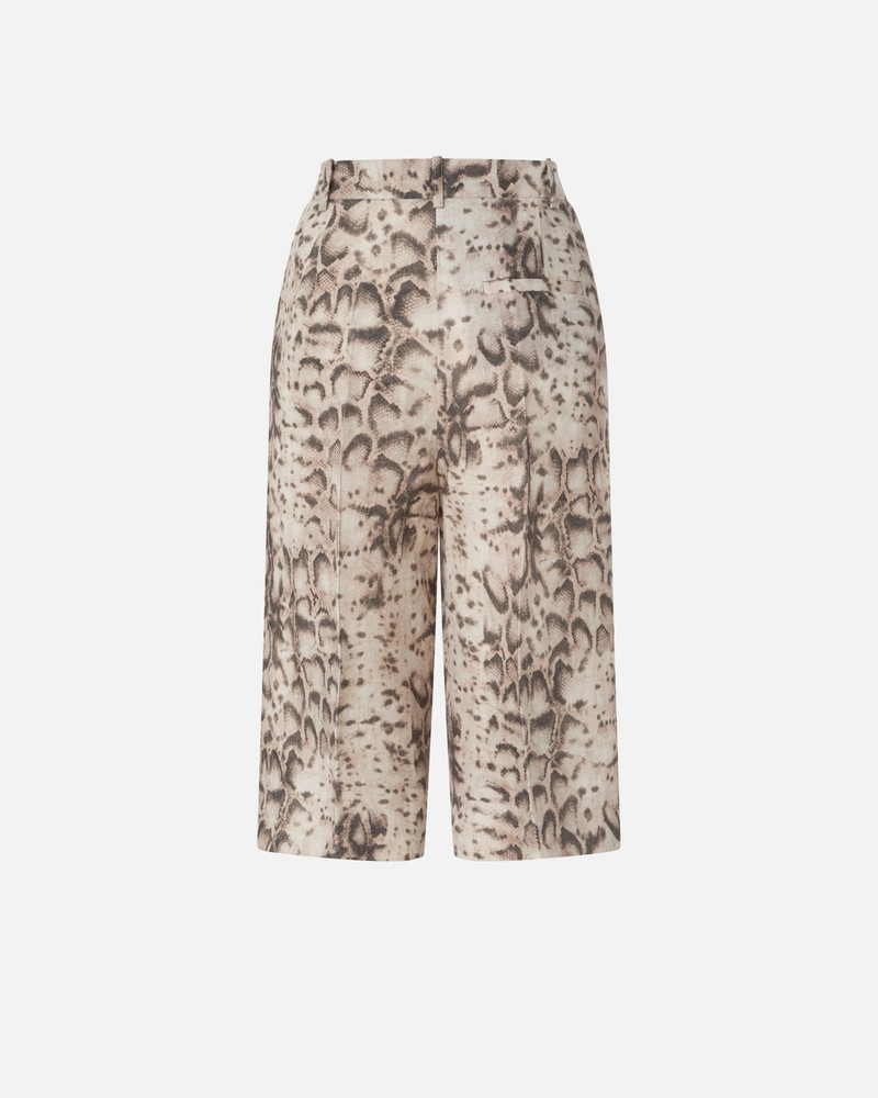 PINKO BERMUDA SHORTS WITH SNAKE PRINT outlook