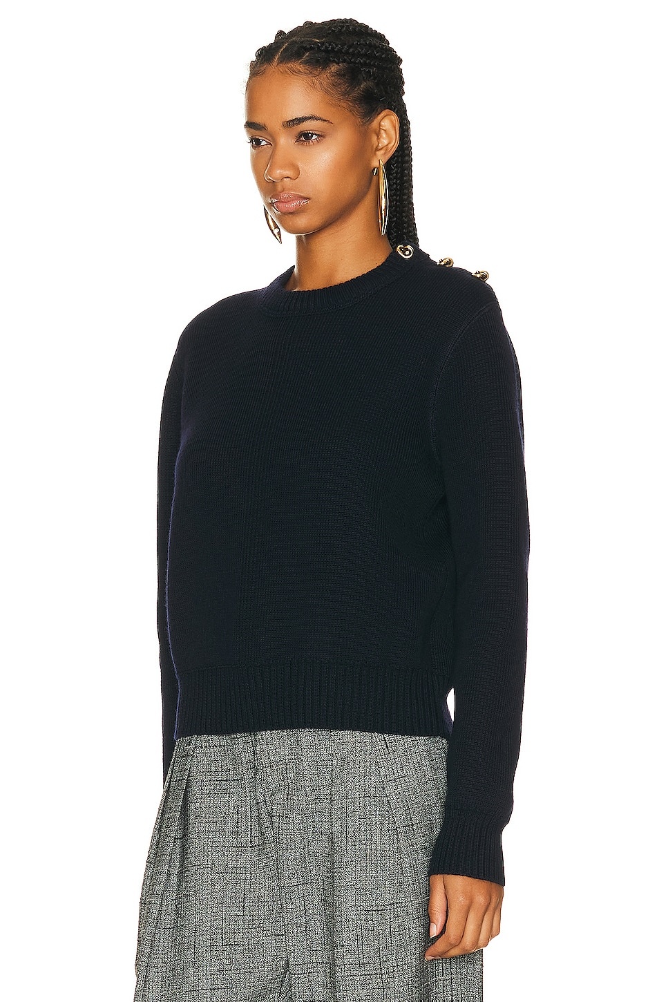 Dry Wool Rib Sweater - 3