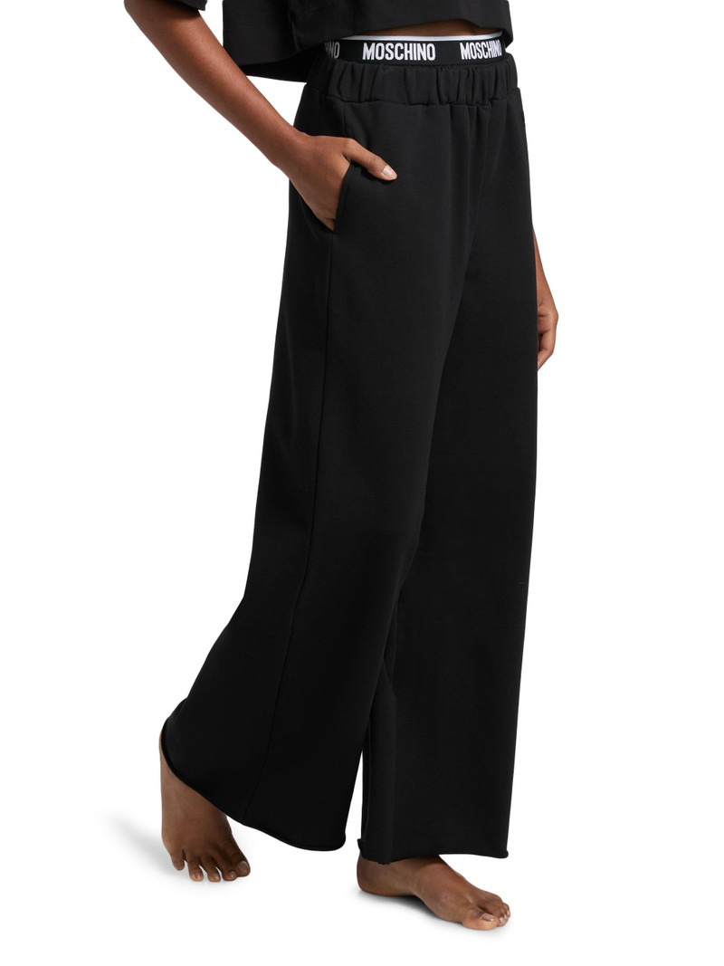 Women's Intimo Donna Home Stretch-Cotton Pants - Black 4