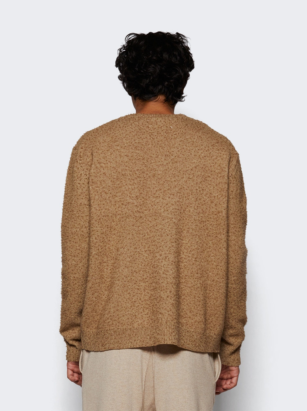 V- Neck Sweater Walnut - 5