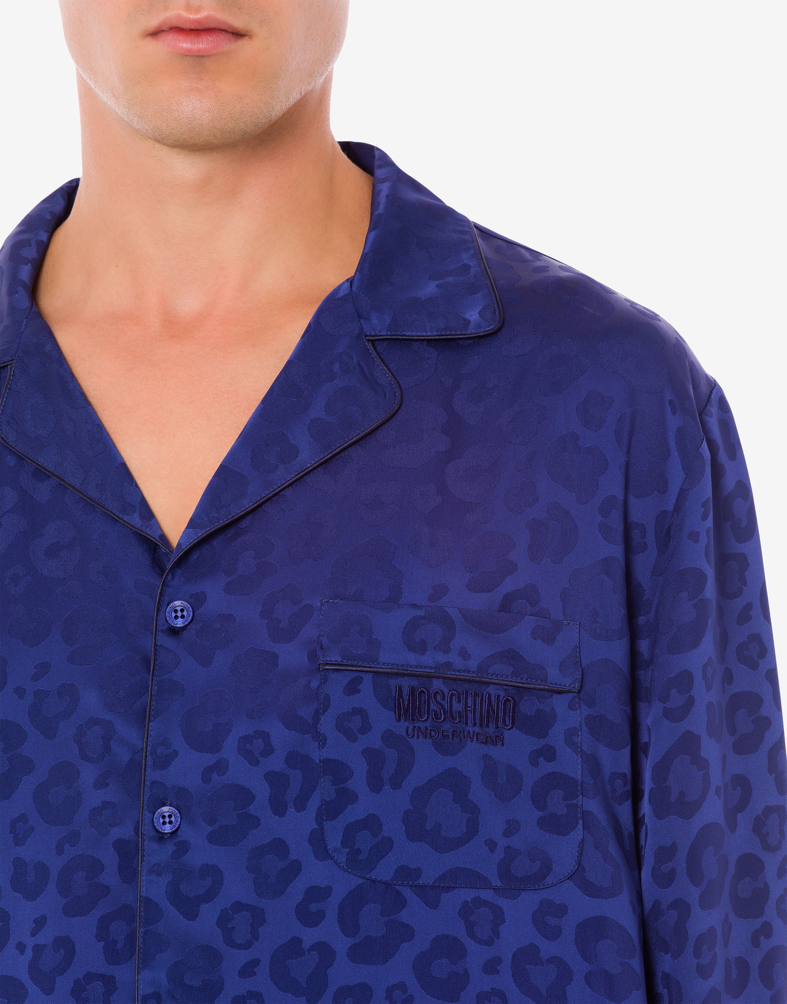 LEO JACQUARD PYJAMAS - 4
