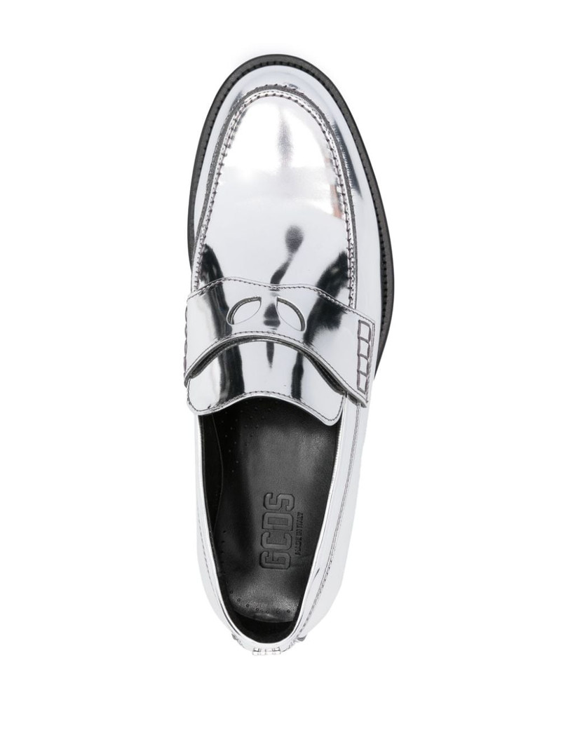 Wirdo reflective-effect loafers 4