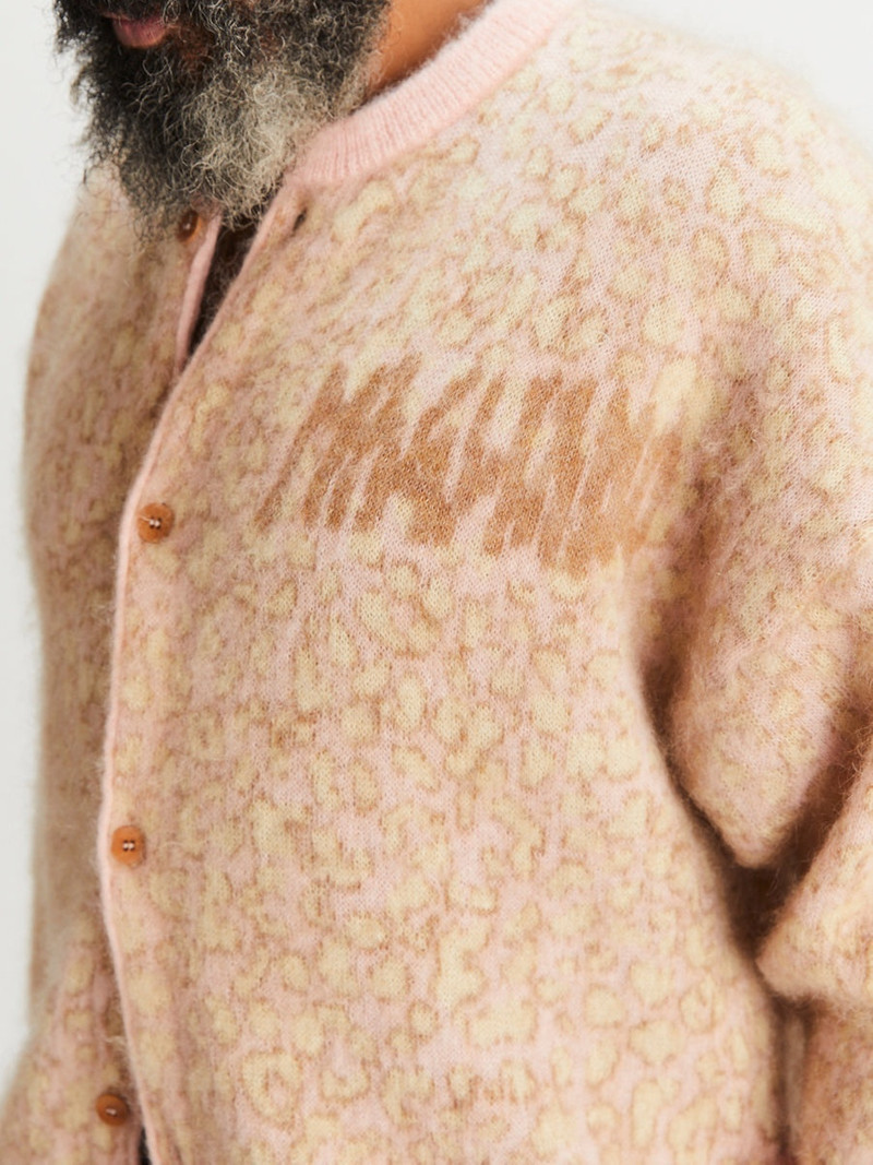 Stray Cardigan Pink Beige Pois 5