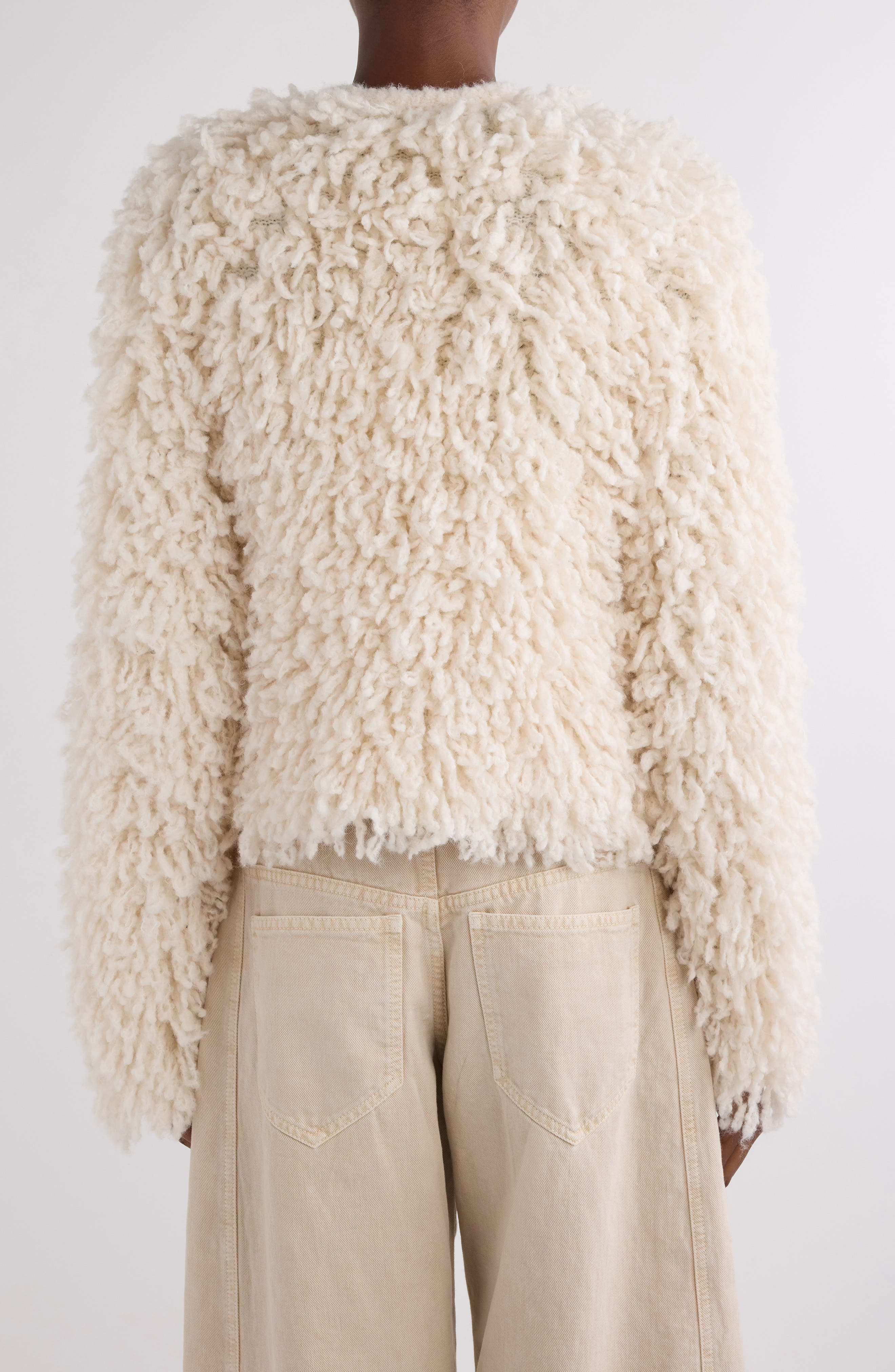 Isabel Marant Fedra Chenille Jacket in Ecru at Nordstrom - 3