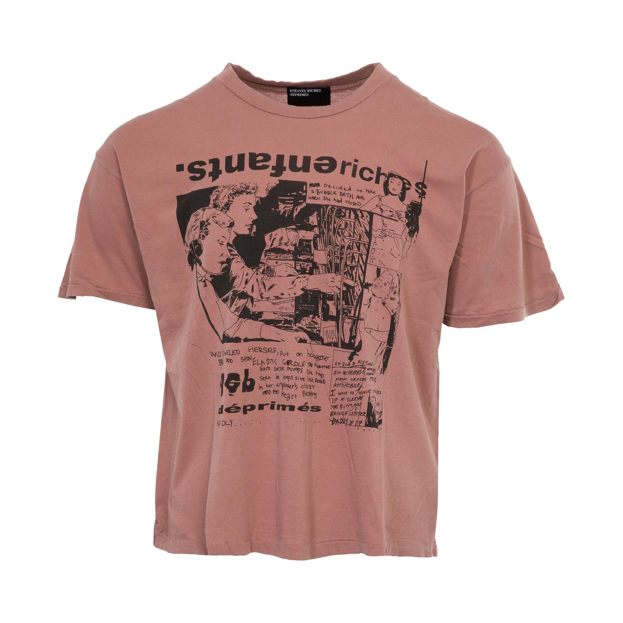 Enfants Riches Déprimés ERD Radio Control Room T-Shirt 'Faded Pink' - 1