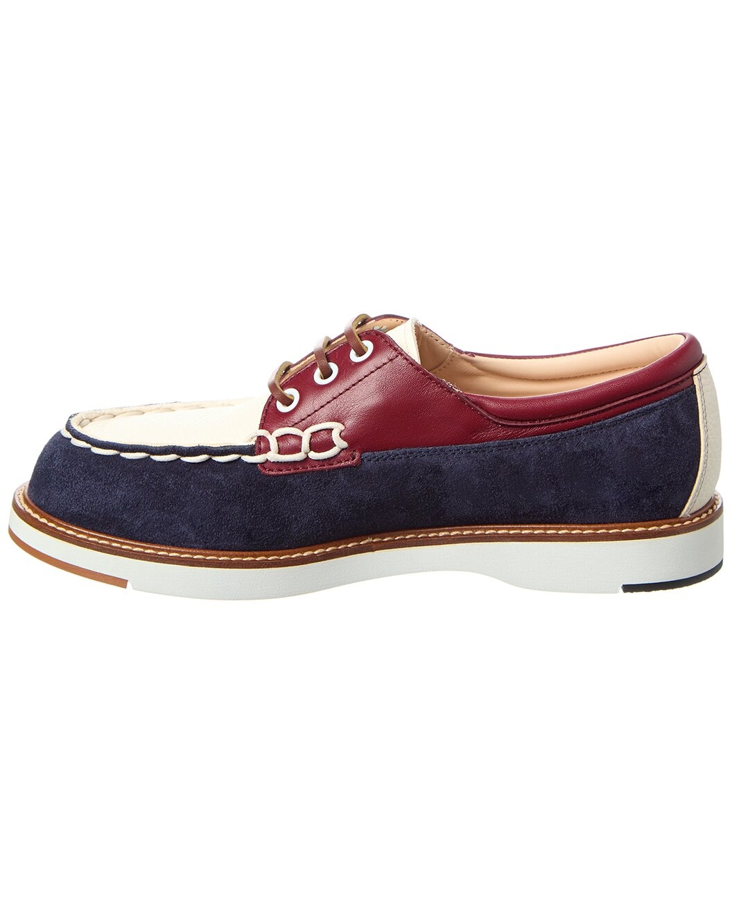 TOD’s Leather & Suede Boat Shoe - 2