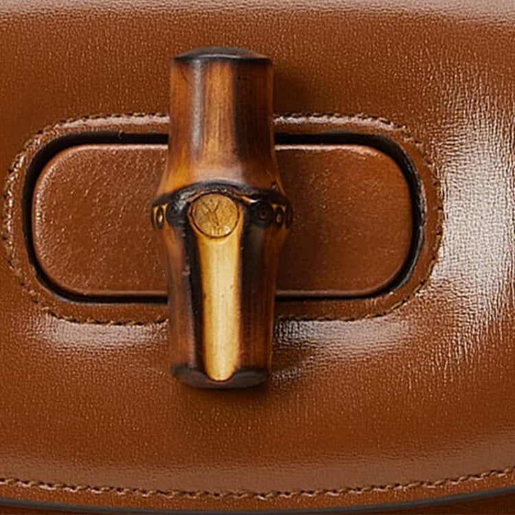 (WMNS) Gucci Bamboo 1947 Small Top Handle Bag 'Brown' 675797-10ODT-2579 - 9