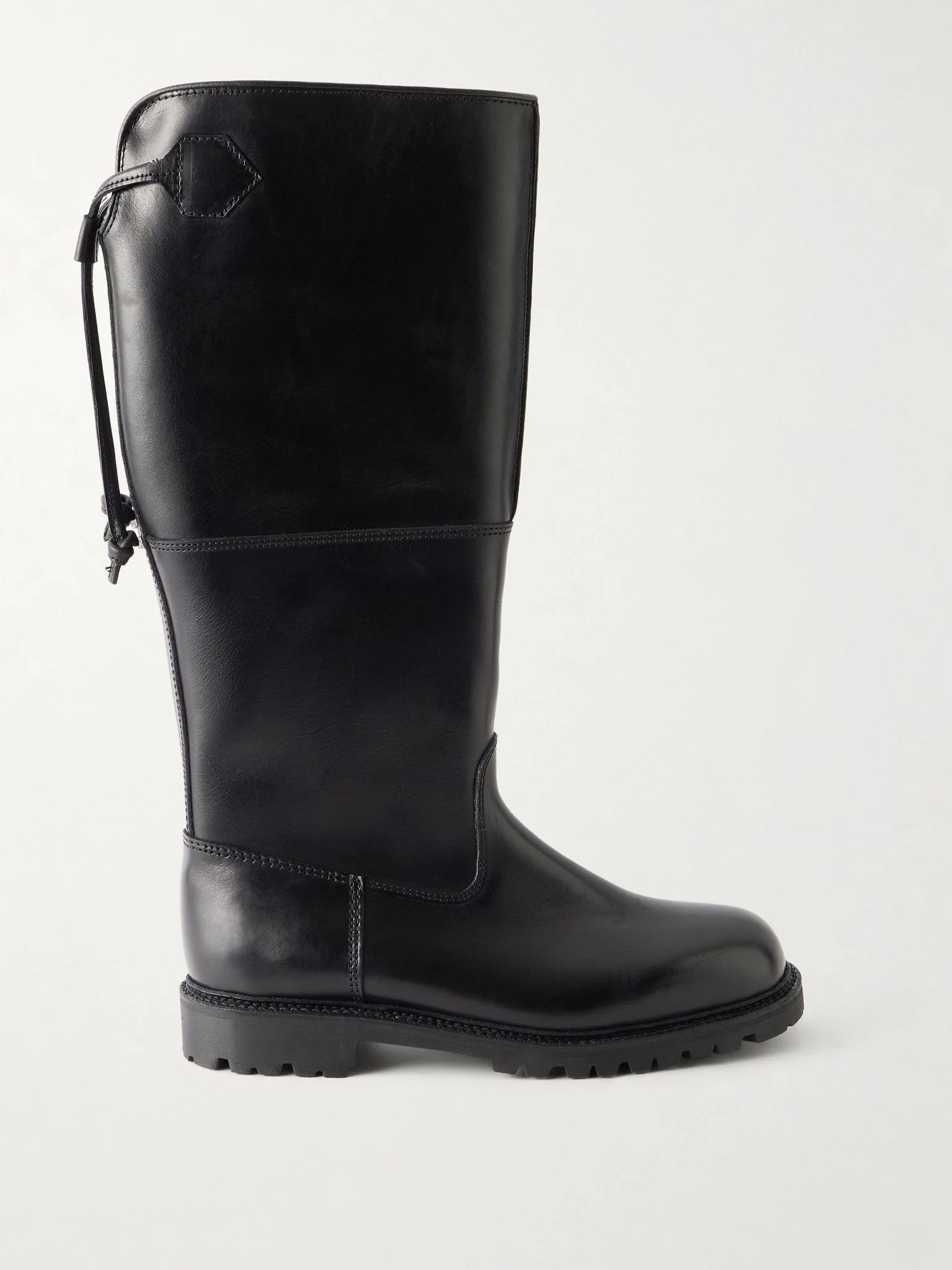 Forest leather knee boots Black - 1