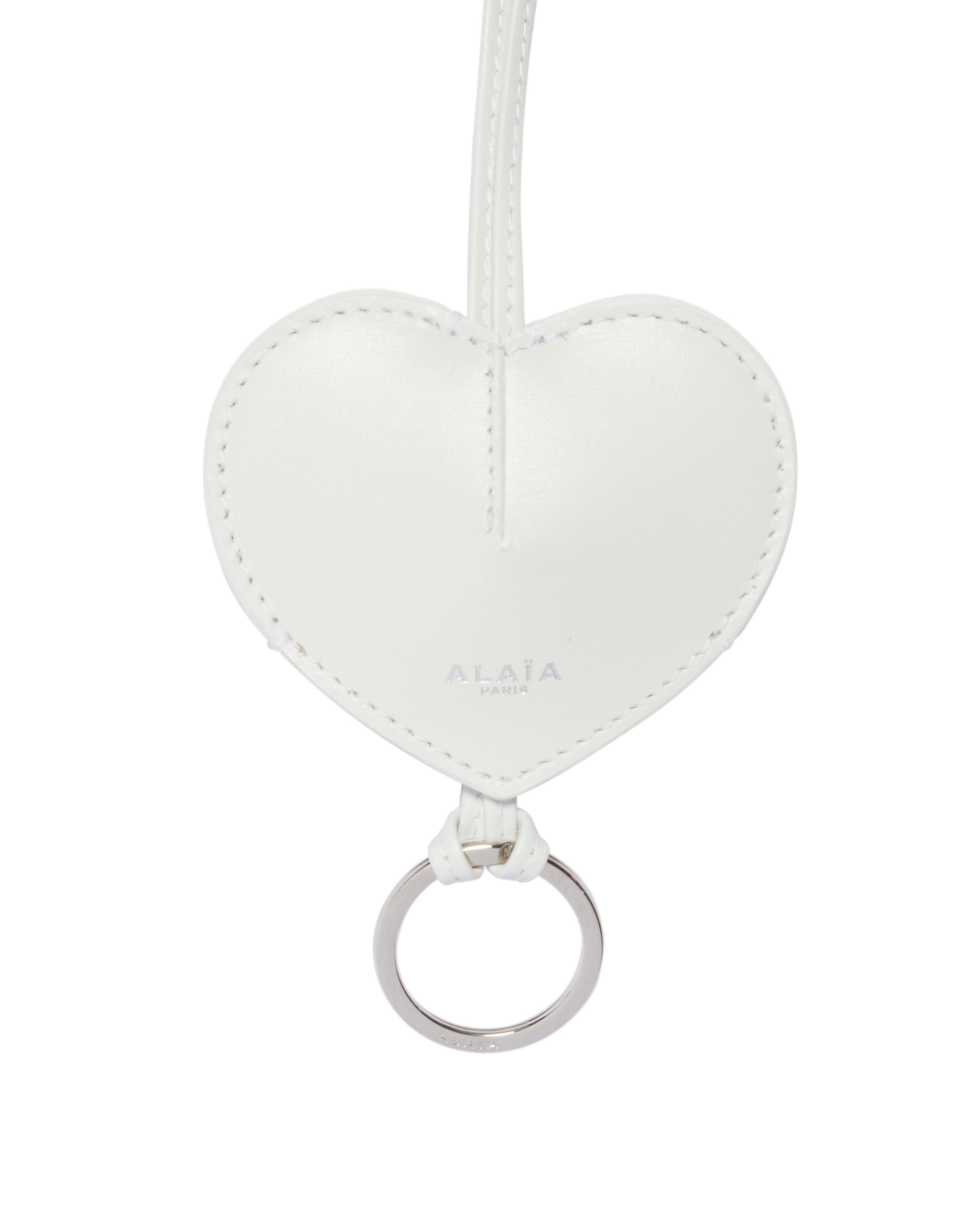 White Mini Coeur Keychain - 2