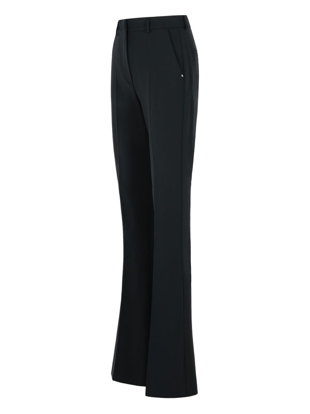 virgin wool flared trousers - 3
