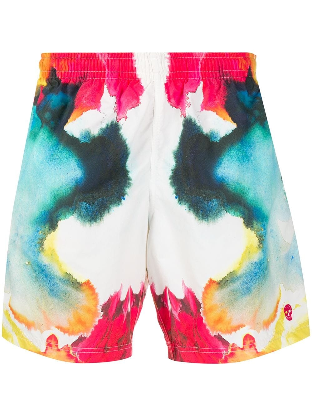 watercolour effect swim shorts - 1