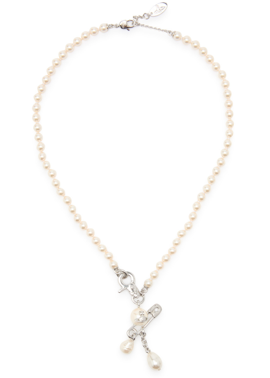 Vivienne Westwood Claude Small Faux Pearl Necklace - 3
