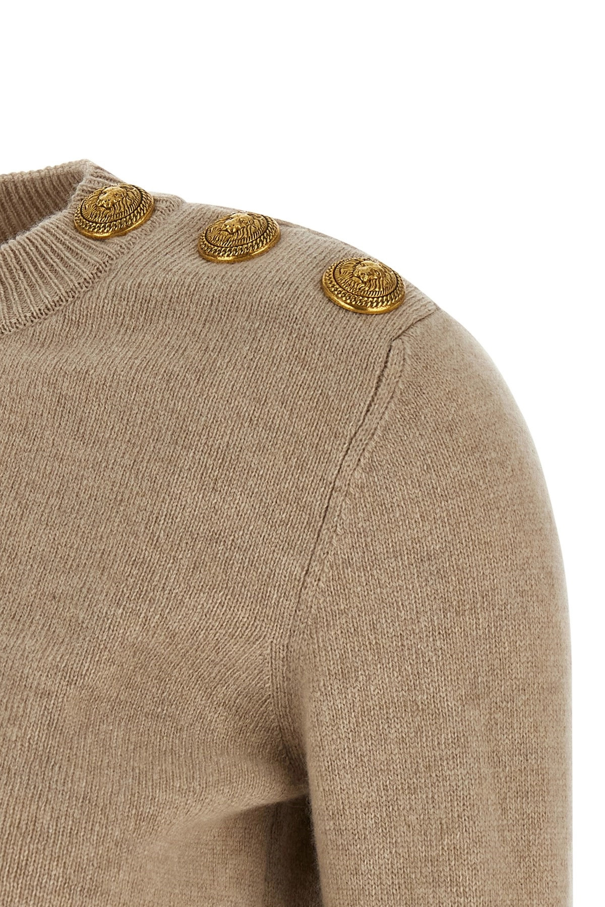 Eco-cashmere button sweater - 5
