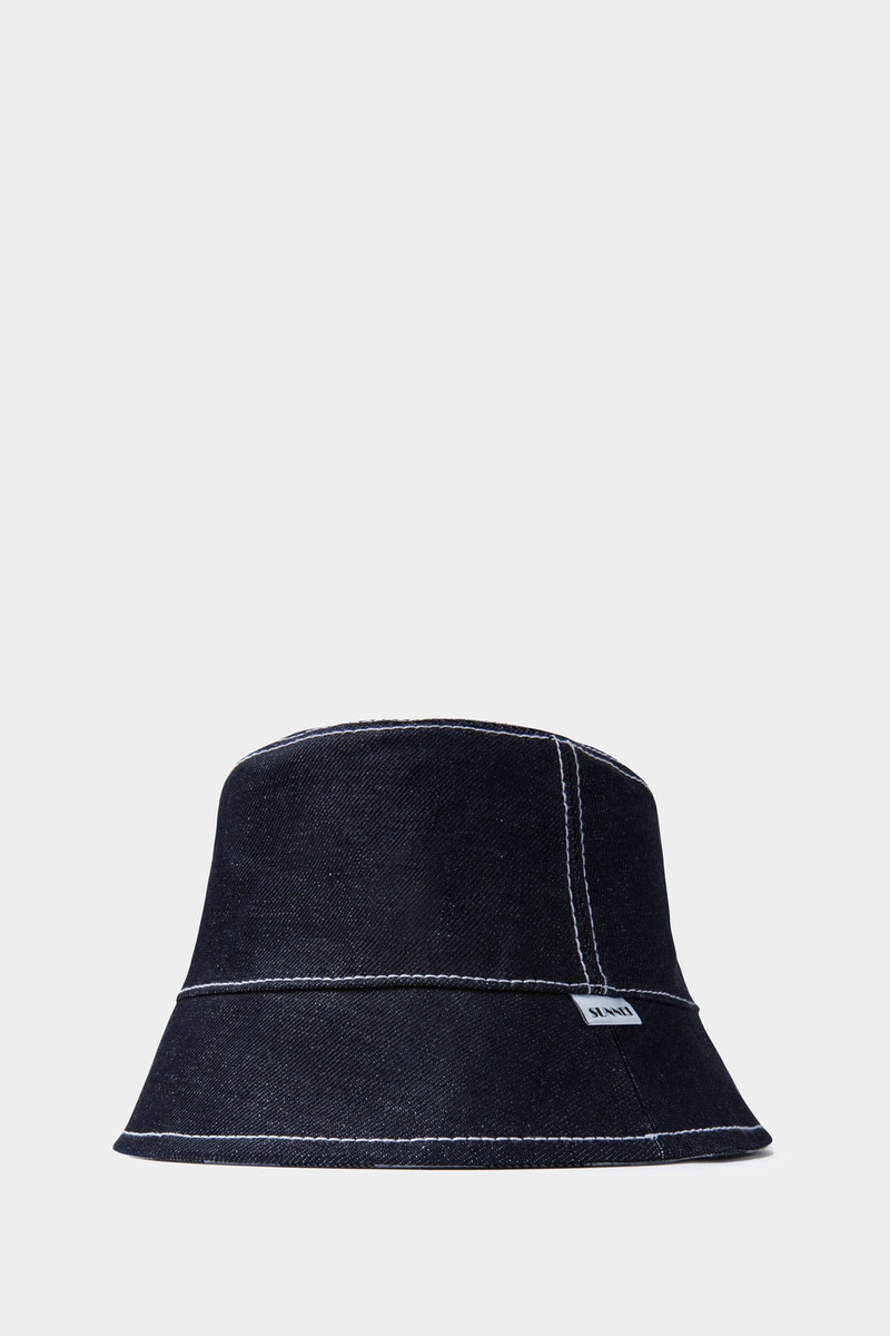 BELLIDENTRO REVERSIBLE BUCKET HAT / denim 1