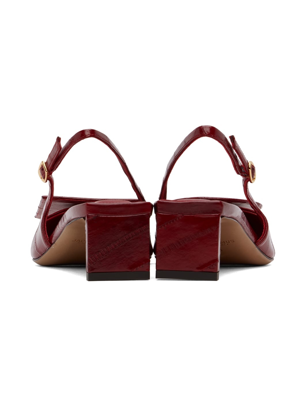 Red La Casa 'Les slingbacks Duelo basses' Heels - 2