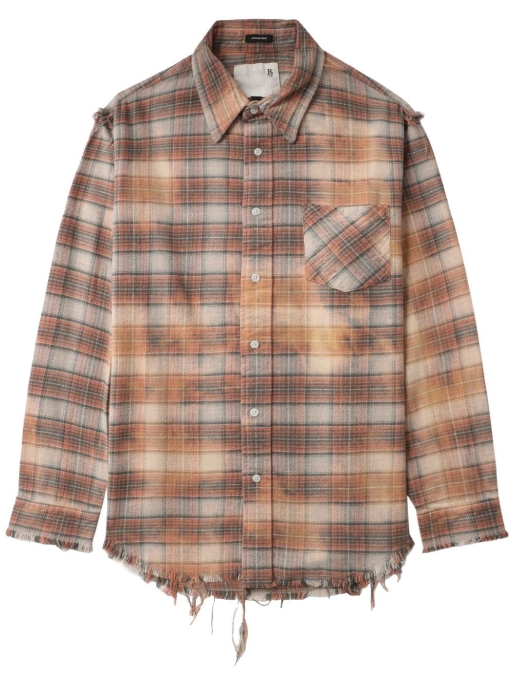 check-pattern shirt - 1