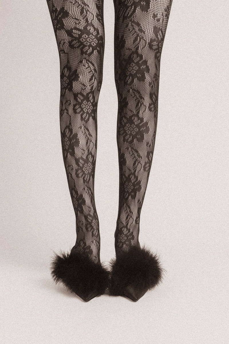 Larroudé Plume Pump Black Satin outlook