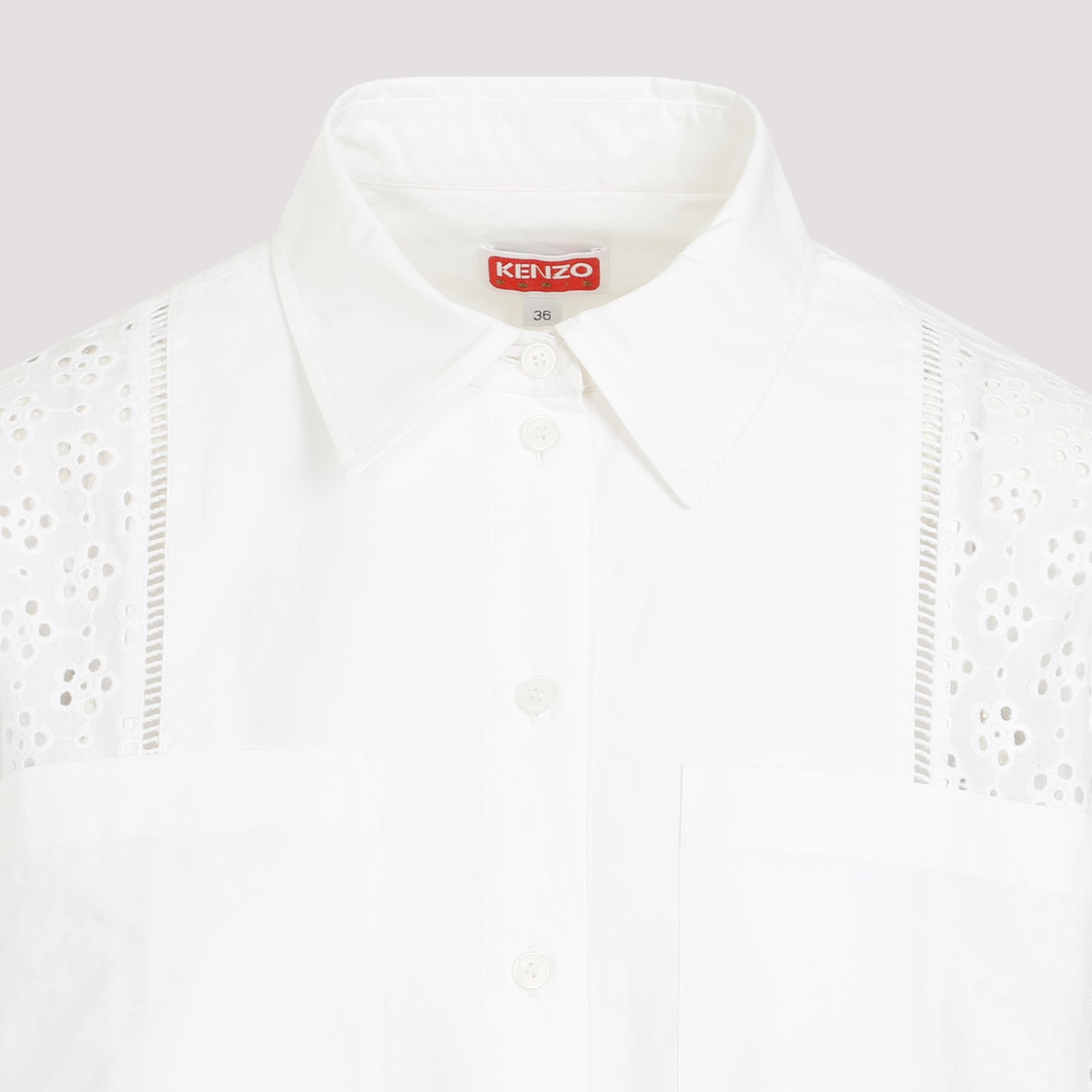 Kenzo Broderie Anglaise Shirt Women - 4