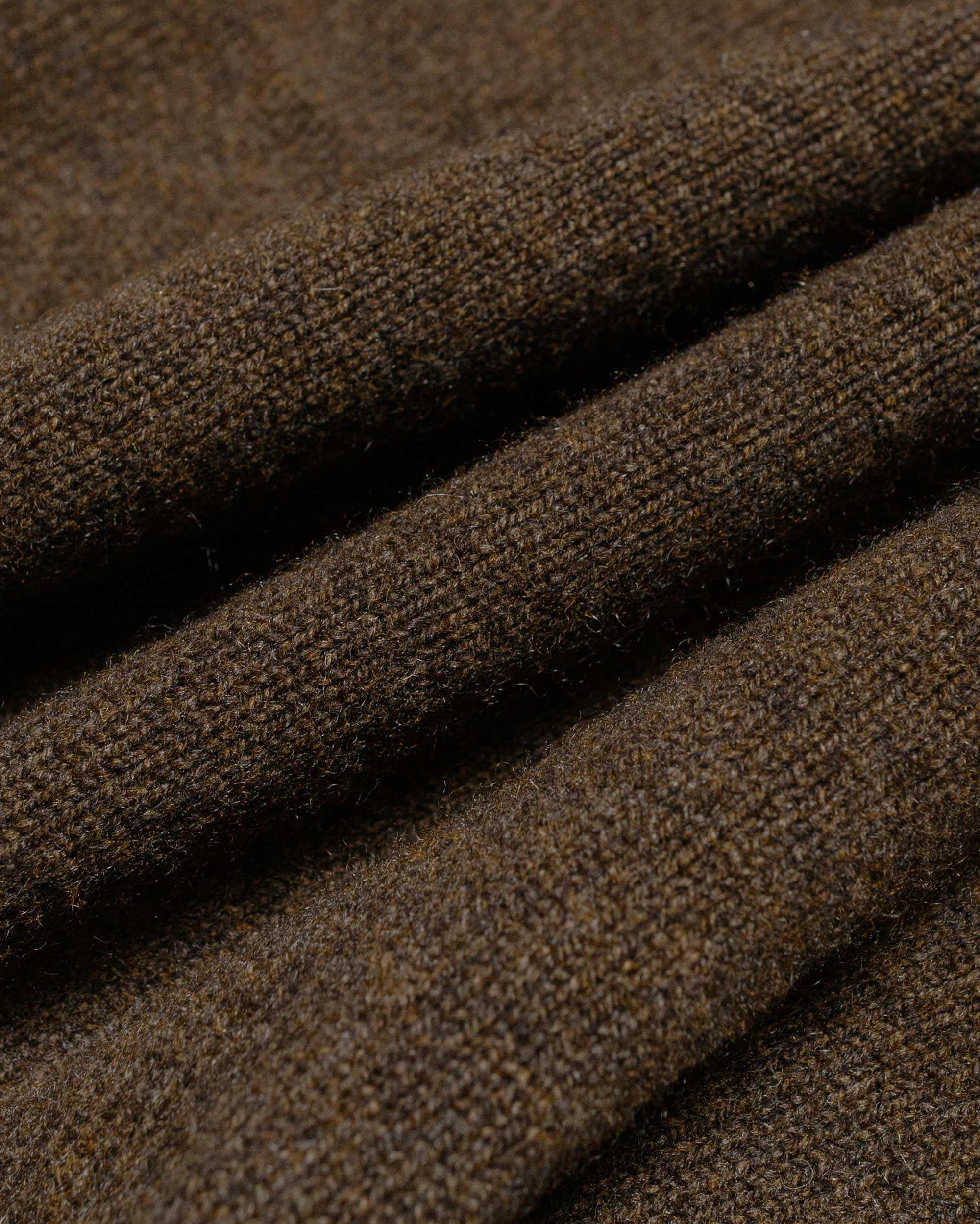 Seamless Crew Neck Merino Cashmere Bracken - 5